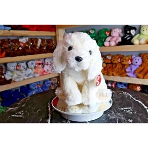 TY Beanie Buddy - Fluff the Dog | MWMT | Vintage | Rare